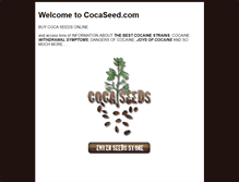 Tablet Screenshot of cocaseed.com